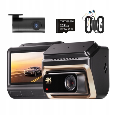 Автомобільний відеореєстратор DDPAI Z60 Pro + Задня камера + Hardwire Kit + Карта пам'яті 128GB