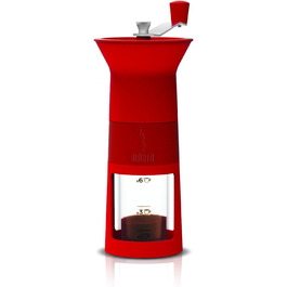 Кавоварка гейзерна Bialetti DCDESIGN03, алюміній, червона, 11.5 x 8.5 x 21.5 см