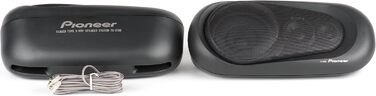 Автомобільні коаксіальні динаміки Pioneer TS-X150, 3-смугові, 60 Вт, 20 Вт RMS, 88 дБ, чорні, комплект 2 шт.