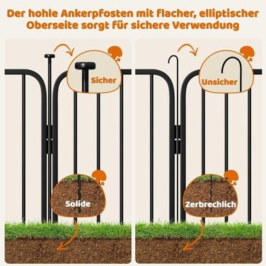 Вольєр для цуценят Yaheetech 24-секційний з замком, тихі труби, захист для підлоги, посилені металеві дроти, 80 см, для квартири та саду