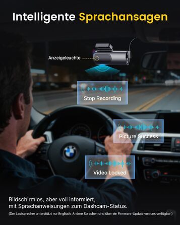 Автомобільний відеореєстратор GKU 4K+1080P (передній та задній), 5GHz WiFi, з карткою пам'яті 64GB, глянцевий чорний