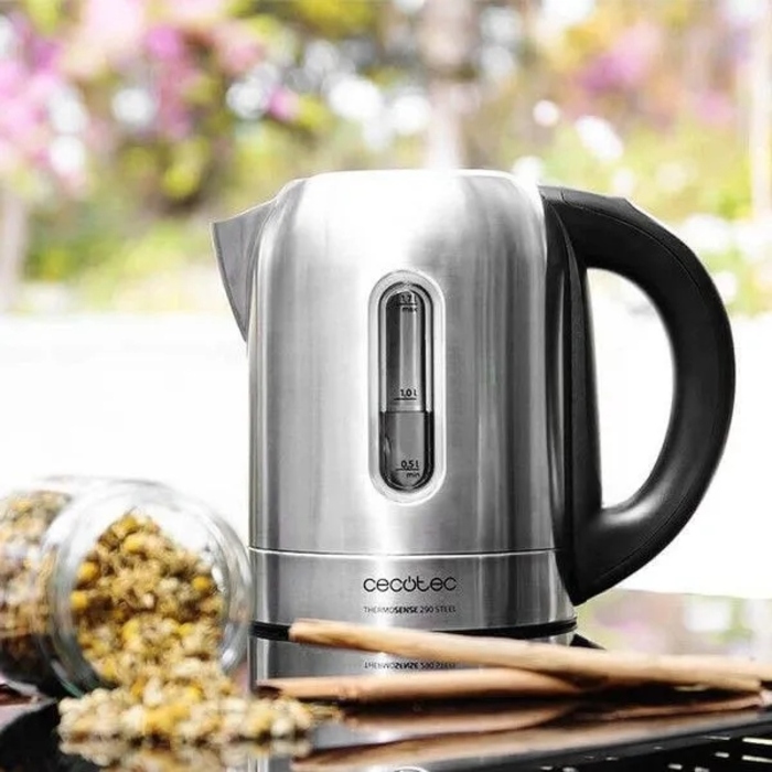 Електричний чайник Cecotec ThermoSense290, 2200 Вт, 1,7 л, сріблястий/сірий