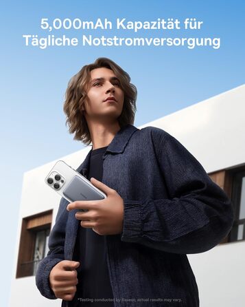 Power Bank Baseus Picogo AM41: 5000mAh, Magsafe, PD 20W, бездротова зарядка, USB-C, для iPhone 17/16/15/14/13/12, Space Grey