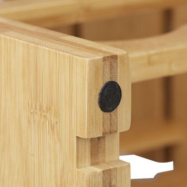 Stackable Bamboo Wine Rack