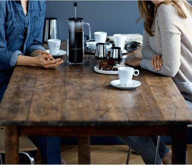 WMF Coffee Time Coffeepress double-walled 0.75l, French Press, coffee maker for 6 cups, glass, dishwasher-safe