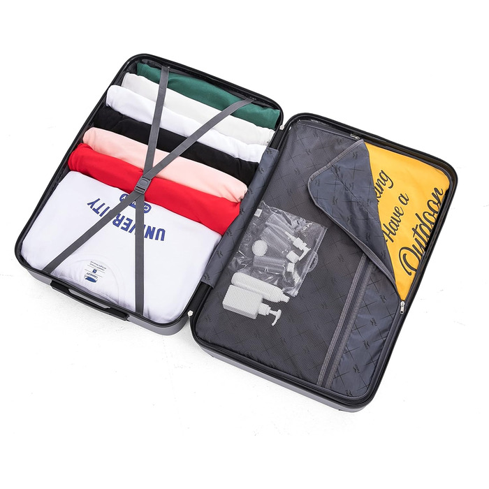 Чемодан Flexot® F-2045, 3-кількісний набір, ручна поклажа, рожеве золото