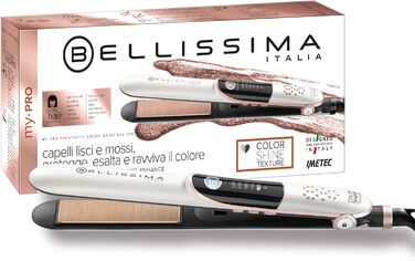 Випрямляч для волосся Bellissima Creativity Color Shine B22, для фарбованого волосся, з регулюванням температури 150-230°C, захисне покриття