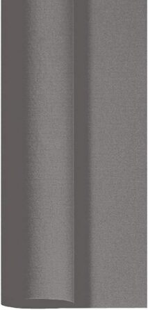 Скатертина рулонна Duni Dunicel Granite Grey 1,18x25м (185476) – сіра скатертинна доріжка для столу, преміум якість, для ресторанів і дому