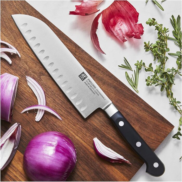 Професійний ніж Сантоку ZWILLING Professional S, сталь нержавіюча, 18 см, чорний