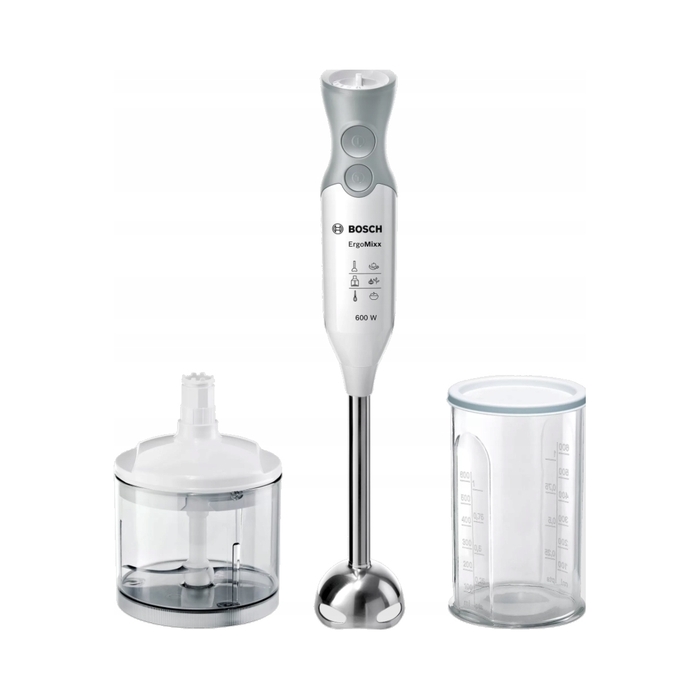 Ручний блендер Bosch MSM66110, 600 Вт, білий