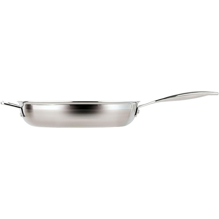 Набір сковорідок Le Creuset з нержавіючої сталі 3-шарової, 2 шт, Ø 24-28 см, сріблястий, для всіх плит (індукція, духовка)