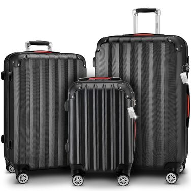 Набір валіз Monzana® 3шт (M-L-XL), зелений - з замком, органайзером та вагами. Hartschalenkoffer, Trolley Set