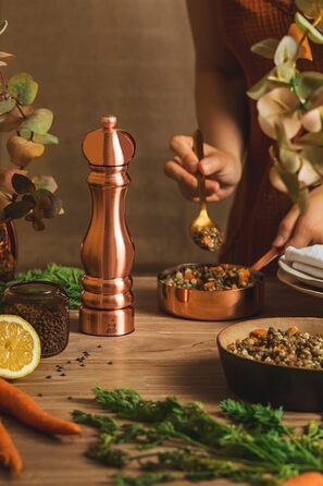 Перцемолка PEUGEOT Paris Chef u'Select 22 см, нержавіюча сталь, 6 режимів помолу, мідний колір