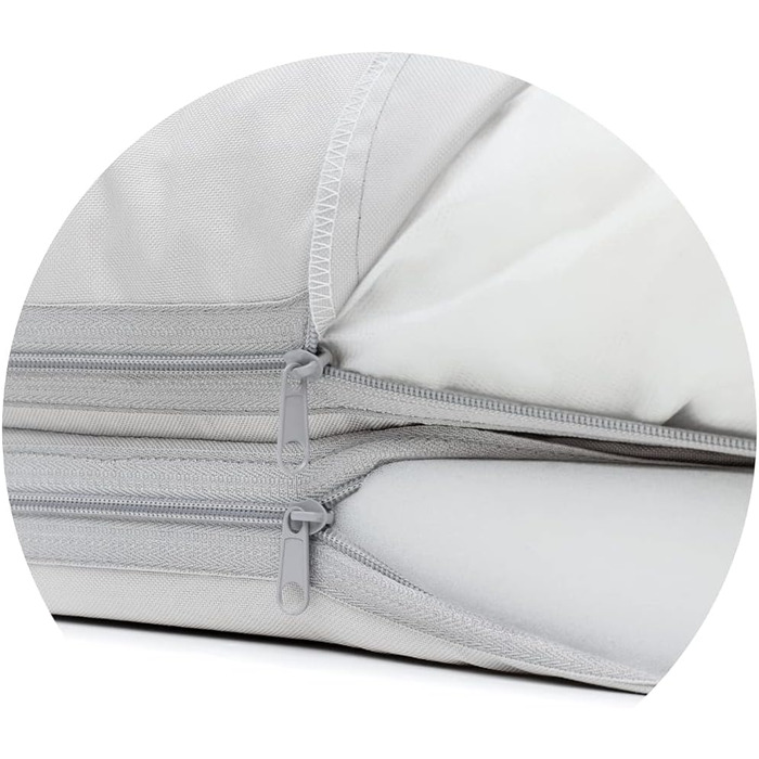 Ортопедичне ліжко для собак Juelle з штучної шкіри, софа з матрацом для великих собак. Знімна наволочка, придатне для прання в пральній машині, Lord L-XXL (100x75 см, Білий) M - 100x75x20 см Білий