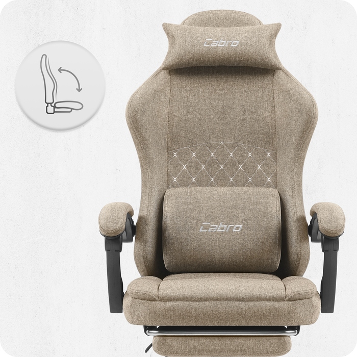 Ігрове крісло Cabro C503, бежеве