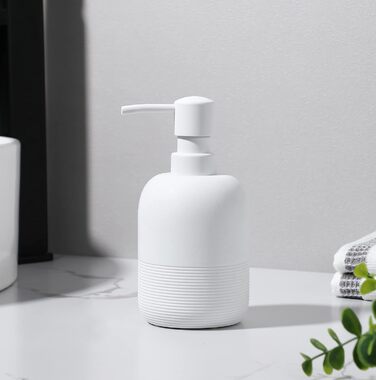 Набір дозаторів для мила та лосьйону для ванної кімнати та кухні, білий