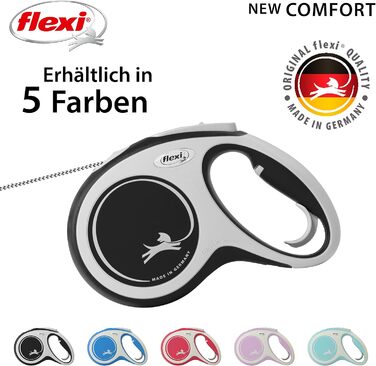 Рулонна стрічка Flexi Comfort - 5 м (Чорний, M 5м-20кг)