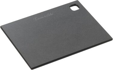 Rosenstein & Söhne Cutting Board: Wood fiber cutting board, dishwasher-safe, black, 20 x 15 x 0.6 cm (Food preparation cutting board, kitchen vegetable boards)…