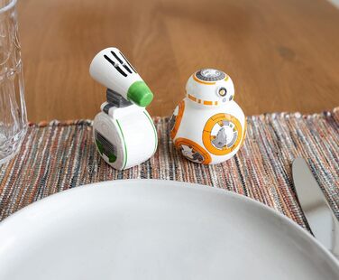 Star Wars BB-8 and D-O Ceramic Salt and Pepper Shakers | 2-Piece Set