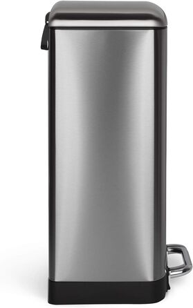 Відро для сміття Les Collecteurs Küchen N°712, 30 л, нержавіюча сталь, знімний внутрішній відро, дизайн, міцне, тихий закриття кришки