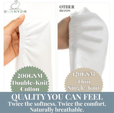 Набір постільних придатків Snuzpod 3 & 5: 2 шт. з органічної бавовни GOTS, 200gsm - м'які та товсті