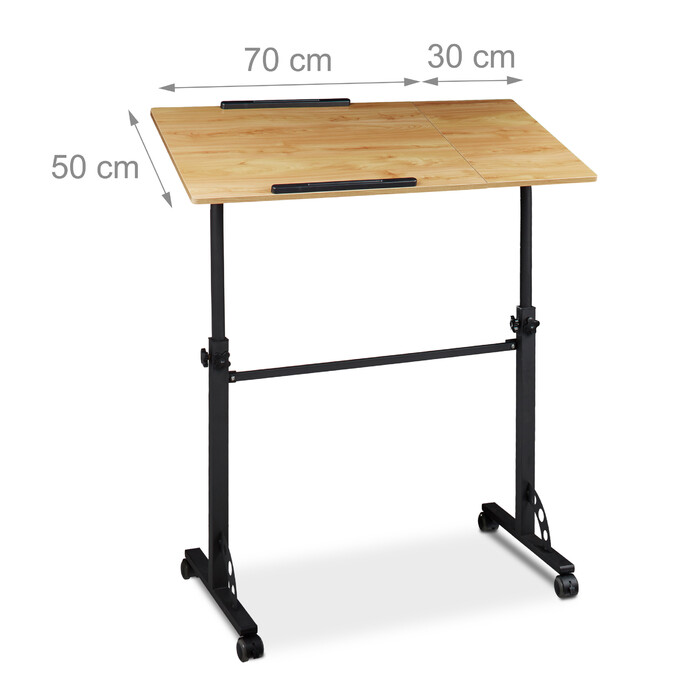Relaxdays Large Laptop Table Premium XXL