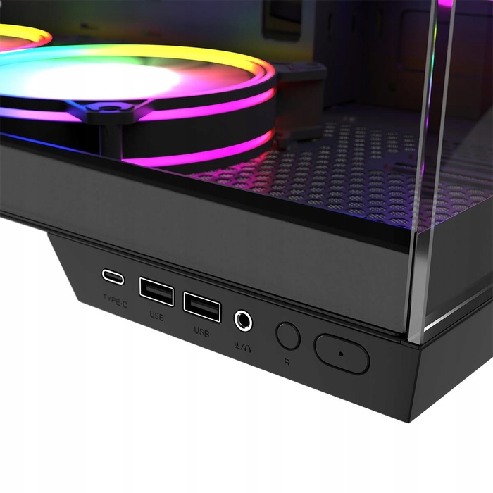Ігровий корпус для ПК MODECOM VOLCANO PANORAMA ARGB 3F MIDI, сірий