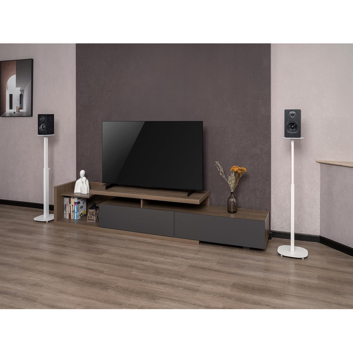 Підставка для акустики My Wall HS 23 L, висувна, підлого типу, регульована по висоті, 2 шт. (білий)