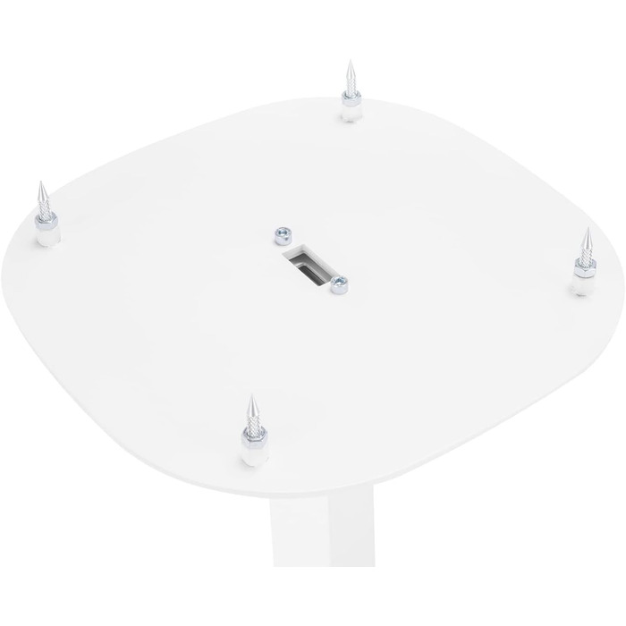 Підставки для колонок - 2 шт. Білі, висота 727-1171 мм, вантажопідйомність 10 кг кожна