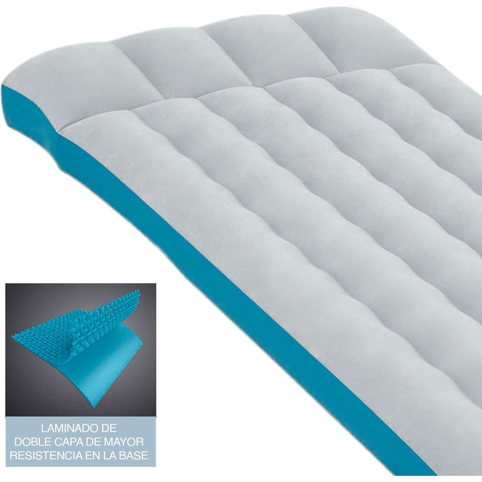 Надувний матрац для кемпінгу Intex, 72x189x15 см, односпальний