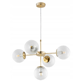 Підвісна люстра Elko-Lighting Stella — 5 точок освітлення, цоколь E27