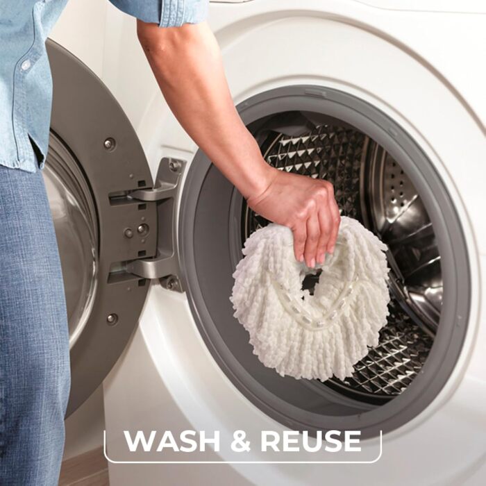 Система для миття підлоги O-Cedar Frustfreie: швабра з відром та 4 запасні наповнювачі. Мікрофібра, легкий віджим