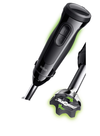 Занурювальний блендер Braun MQ30.201.MBK 900 Вт, чорний