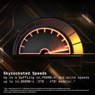 SSD WD Black SN8100 1TB PCIe 5.0 NVMe M.2 - Швидкість до 14900 МБ/с