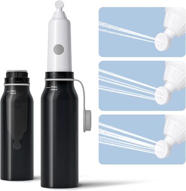 BIGCOW Portable Bidet with 3 Spray Modes | Electric Posteriour Wash | IPX7 Waterproof & Pressure Regulation | for Gentle Personal Hygiene, Postpartum Care, and Sensitive Skin Areas (Black)