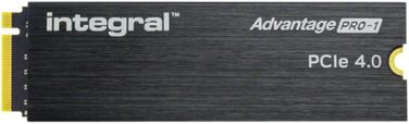 SSD Integral Advantage Pro 4TB NVMe M.2 PCIe Gen4 x4 - до 4900 МБ/с (читання), 3200 МБ/с (запис). Сумісний з Valve Steam Deck, Microsoft Surface Pro, ПК та ноутбуками