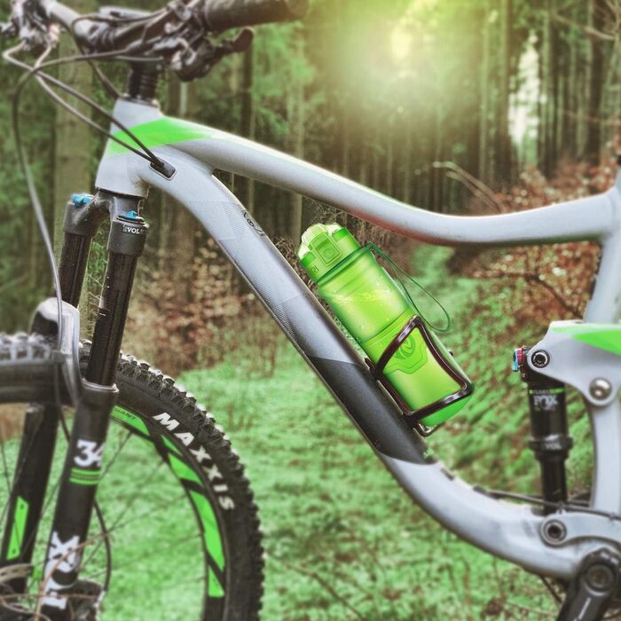 ZORRI Sport Water Bottle for Kids, 500 ml/700 ml/1000 ml, BPA-free, eco-friendly Tritan plastic, reusable water bottles with filter, 1000ml-32oz (Green-400ml, 414 ml)
