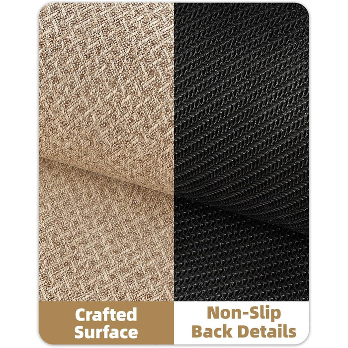 Килимок вхідний COLOR&GEOMETRY 44 x 76 см, протибрудовий килим для дому, нековзкий килимок біля дверей, колір хакі