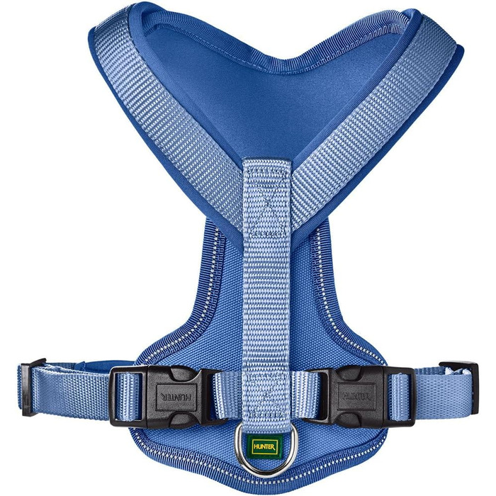 Нашийник для собак HUNTER Neopren, розмір M/1, коричневий/карамель, з неопрену, відбиваючий, комфортний