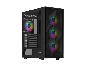 Корпус для комп'ютера Genesis Diaxid 605 ARGB Midi Tower ATX, вікно, чорний