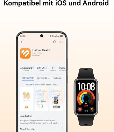 Смарт-годинник HUAWEI Watch Fit 2 - GPS фітнес-трекер, AMOLED 1.62