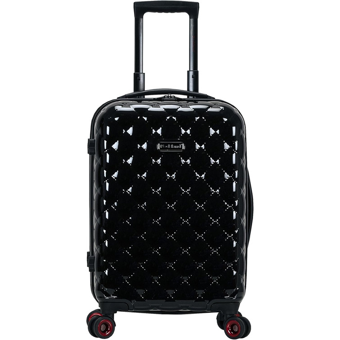 Набір валіз Rockland Quilt Hardside, розширюваний, 3 шт (20/24/28 дюймів), чорний