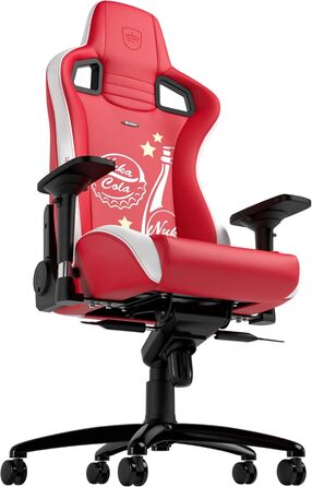 Ігрове крісло noblechairs Epic Nuka Cola, ергономічне, з підголівником і поперековою підтримкою, для офісу та геймінгу, до 120 кг, до 185 см