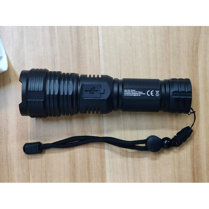 Ліхтарик Shadowhawk LED акумуляторний, 450000 люмен, надяскравий, USB-зарядка, тактичний XHP70.2 з чохлом, водонепроникний IP67 для кемпінгу, туризму, екстрених ситуацій