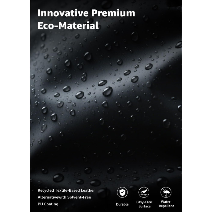 Чоловічий та жіночий рюкзак з матового шкірозамінника з відділенням для ноутбука 15,6