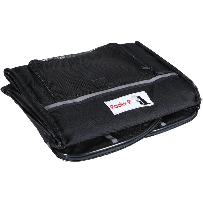 Чорна переносна сумка для собак H4L 38x28x30 см - переноска, транспортна коробка, сумка для собак