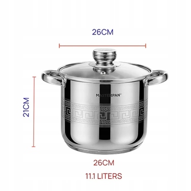 Каструля традиційна Masterpan 11,1 л