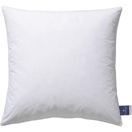 Подушка Billerbeck Picco 80x80 см, пухова, середня жорсткість, гіпоалергенна, для алергіків, придатна для прання до 60°C