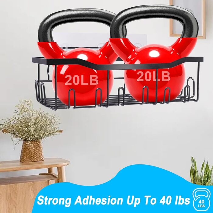 Дзеркальна поличка для душу WAOAW без свердління, 2 шт. Чорний, нержавіюча сталь, для шампуню, гелю для душу, мила, косметики