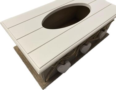 Khevga Cosmetic Tissue Box - Elegant Tissue Box in Brown, Decorative Storage for Cosmetic Tissues, Ideal for Bathroom, Living Room or Office